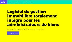 La landing page de Seiitra