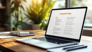 Plan d'affaires détaillé de Choupette Shop présentant des graphes, des objectifs financiers et des stratégies de marketing.